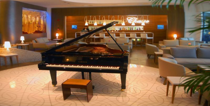 La Cigale Tabarka Hotel Exterior photo Piano in the lounge